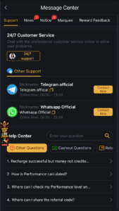 six game support 